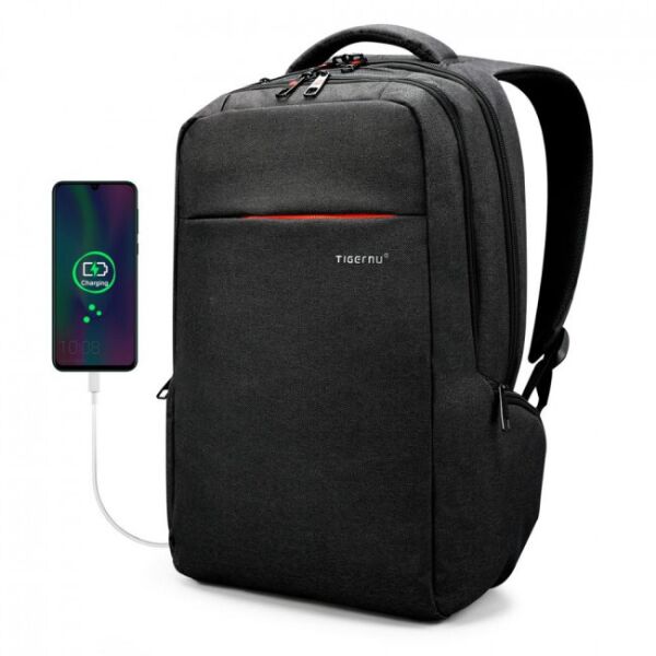 

Рюкзак для ноутбука Tigernu T-B3130 15.6"/19 л на молнии + USB порт + кодовый замок Черный