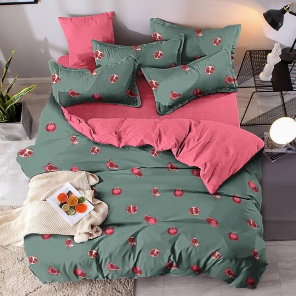 

Постельное белье Гранат Gold Lux, размер евро. Комплект постельного белья, бязь