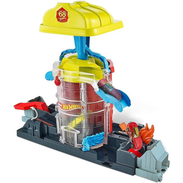 

Хот Вилс Пожарная станция Hot Wheels City Super City Fire House