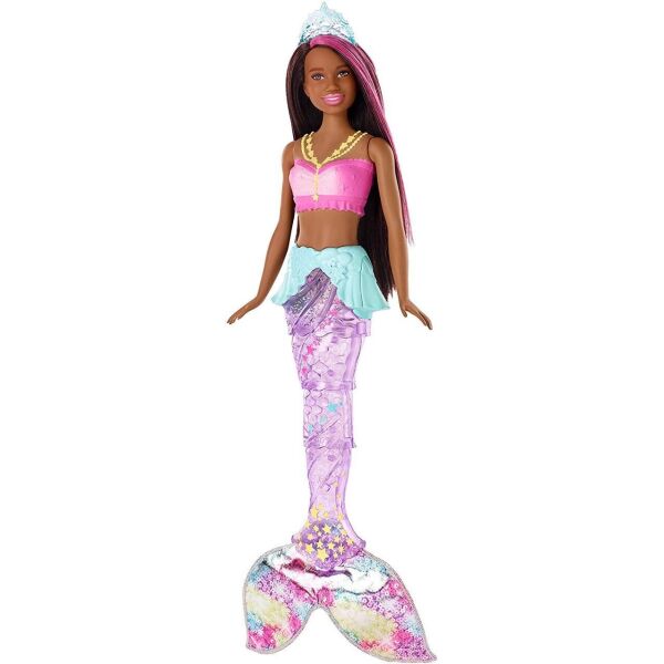 

Кукла Барби Дримпопия радужная русалочка Barbie Dreamtopia Sparkle Lights Mermaid, Brunette