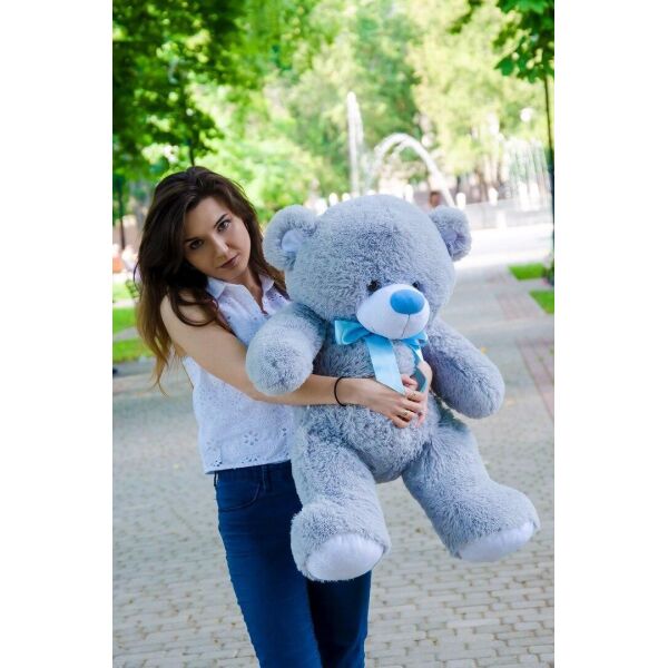 

Мягкая игрушка NEHILO плюшевый мишка Бойд 100 см Серый