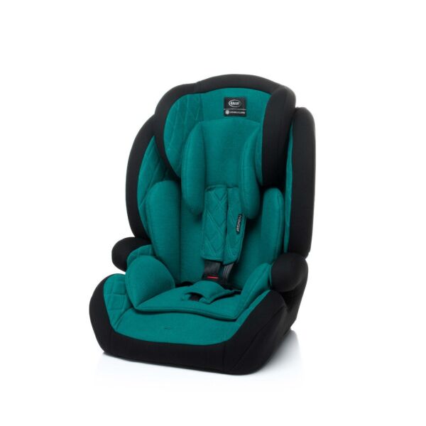 

Автокресло детское группа 1-2-3 (9-36 кг) 4Baby "ASPEN" Черный/бирюзовый от 1 до 12 лет