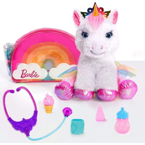 

Барби единорог с набором врача Barbie Dreamtopia Doctor Set with Unicorn Plush