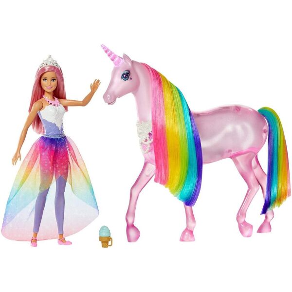 

Кукла Барби Дримтопия и Единорог Barbie Dreamtopia Magical Lights Unicorn and Princess
