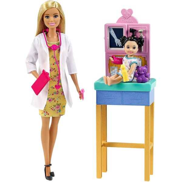 

Кукла Барби Педиатр Barbie Pediatrician Playset, Blonde Doll