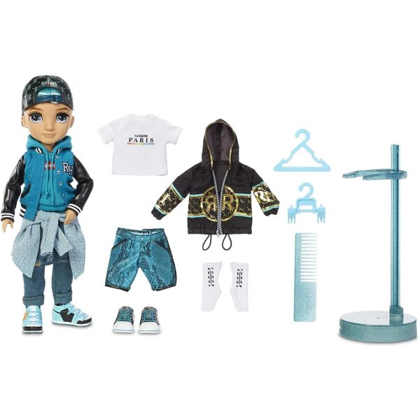 

Кукла Рейнбоу Хай Ривер Кендалл Rainbow High River Kendall – Teal Boy Fashion Doll