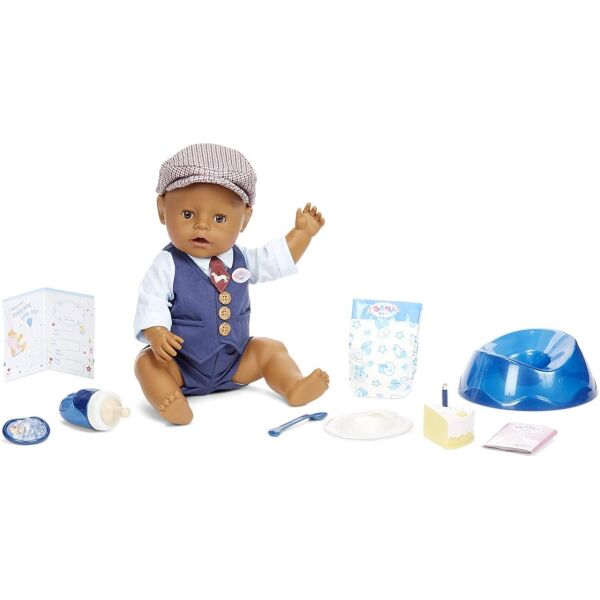

Интерактивная кукла Беби Борн карие глаза Baby Born Interactive Boy Baby Doll Party Theme – Brown Eyes