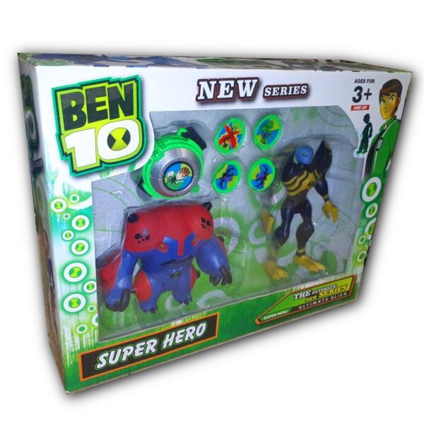 

Набор из двух героев Бен Тен с часами Ben 10 и дисками для стрельбы №4