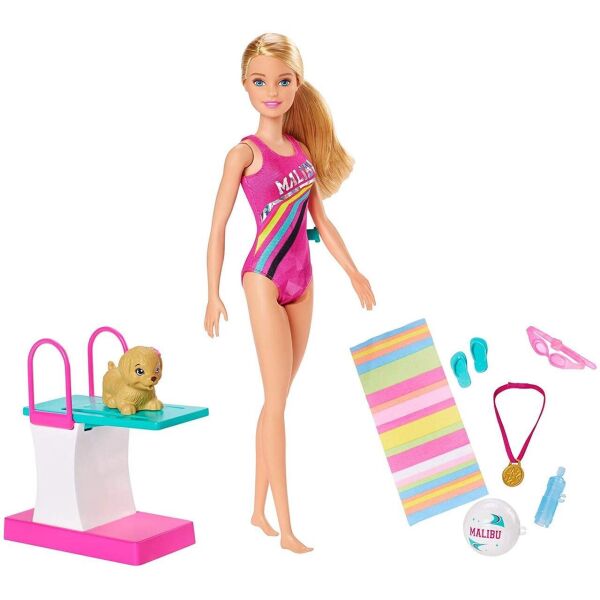 

Кукла Барби Дом мечты Чемпион по плаванию Barbie Dreamhouse Adventures Swim 'n Dive Doll