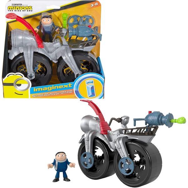 

Велосипед Миньона Фишер-Прайс Fisher-Price Imaginext Minions Gru's Rocket Bike
