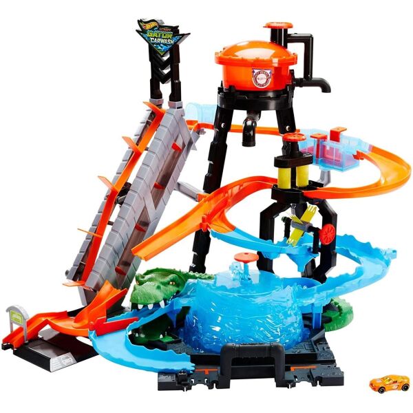 

Трек Хот Вилс Водонапорная башня Hot Wheels Ultimate Gator Car Wash Playset FTB67