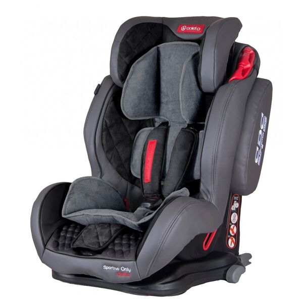 

Автокресло Coletto Sportivo Only группа 1-2-3 (9-36 кг) с системой Isofix и SPS + 7 позиций регулировки подголовника Серый