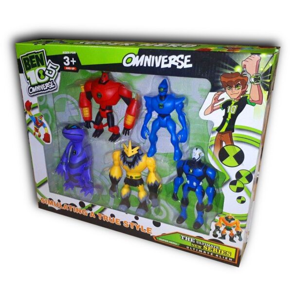 

Набор из пяти больших фигурок Ben 10. Набор героев Бен Тен №9