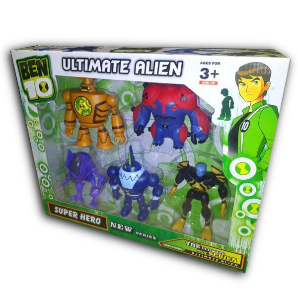 

Набор из пяти больших героев Ben 10. Набор фигурок Бен Тен №5