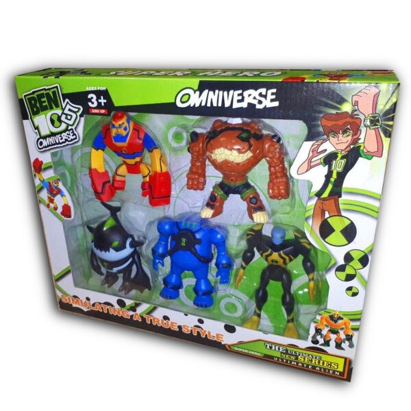 

Набор из пяти больших героев Ben 10. Набор фигурок Бен Тен №8