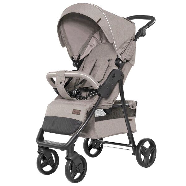 

Коляска прогулочная Carrello Quattro CRL-8502/3 Frost Beige с EVA колесами + дождевик M и чехол на ножки