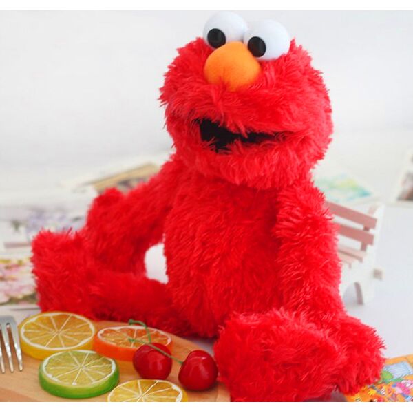 

Мягкая игрушка Элмо Улица Сезам из Маппет Шоу ТМ Lecau, 32 см, игрушка Elmo