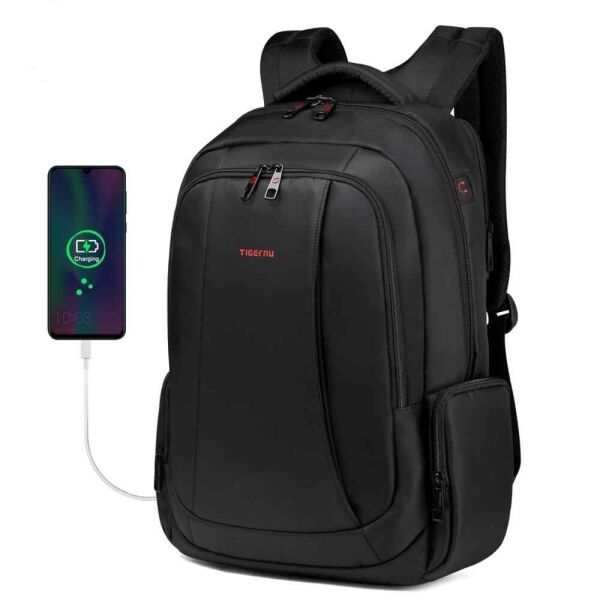 

Рюкзак для ноутбука Tigernu T-B3143 15.6"/29 л с ортопедической спинкой + USB Черный