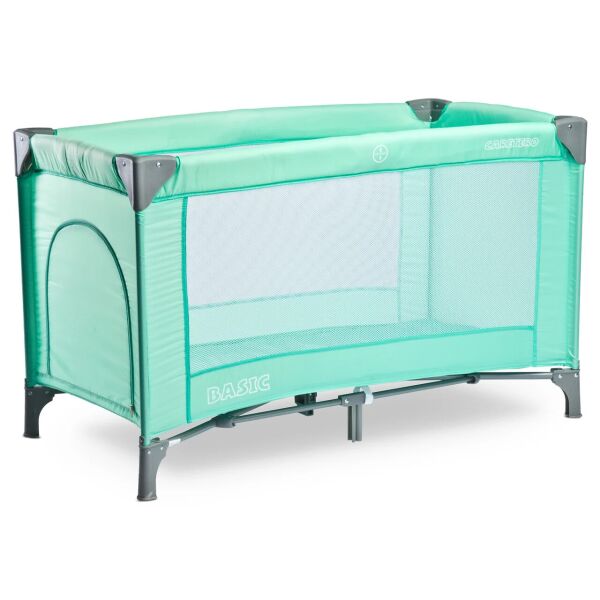 

Манеж-кроватка 2 в 1 Caretero Basic с матрасом и боковым входом + сумка для транспортировки Бирюзовый