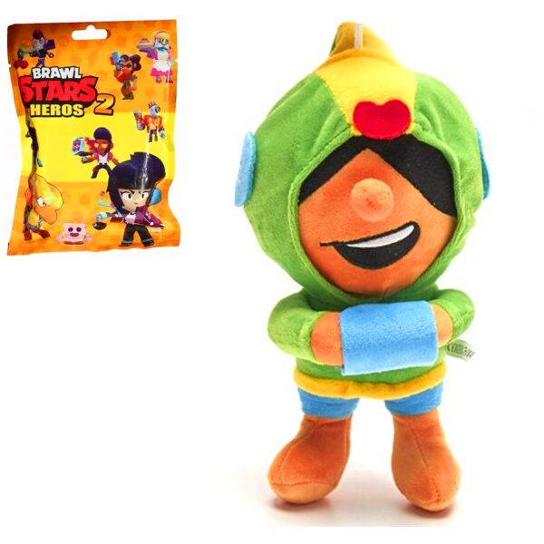 

Мягкая игрушка Леон из игры Бравл Cтарс 24 см + игрушка сюрприз Brawl Stars