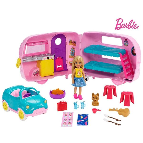 

Игровой набор Барби Челси кемпер Barbie Club Chelsea Camper Mattel