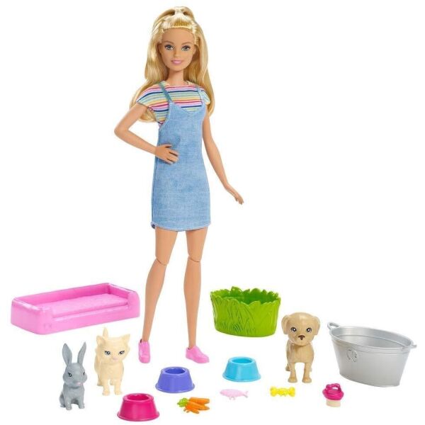 

Кукла Барби купай питомцев Barbie Play 'N' Wash Pets Doll Playset, Multicolor