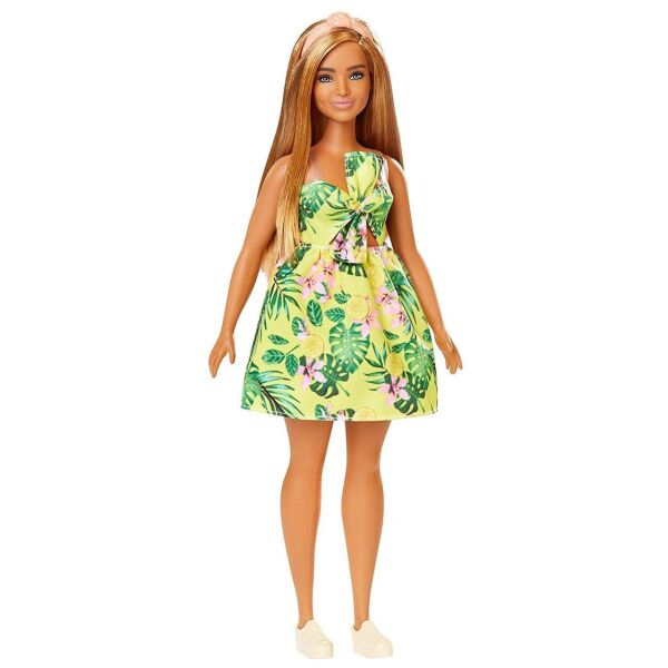 

Кукла Барби Модница Barbie Fashionistas Doll, Jungle Dress Curvy Body Type 126