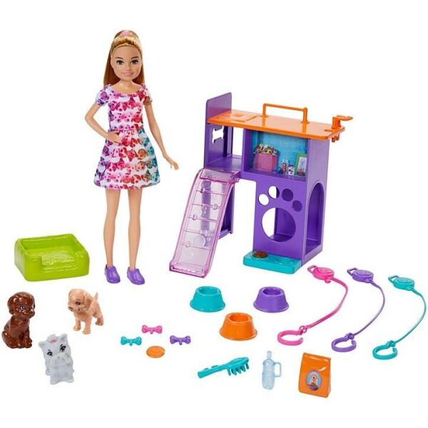 

Игровой набор Кукла Барби Стейси со щенками Barbie Team Stacie Puppies Playset