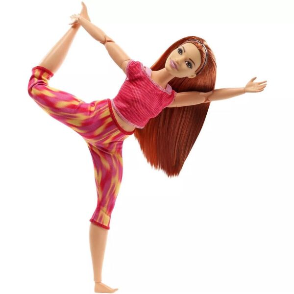 

Кукла Барби Йога Безграничные движения ​Barbie Made to Move Doll - Orange Dye Pants