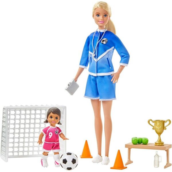 

Кукла Барби тренер по футболу Barbie Soccer Coach Playset with Blonde Soccer Coach Doll