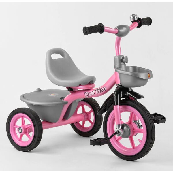 

Велосипед 3-х колёсный BS-1142 "Best Trike" розовый 02412