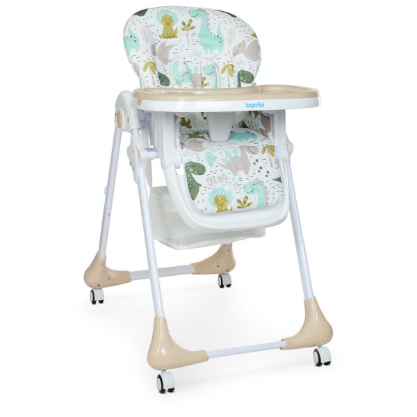 

Стульчик для кормления Bambi M 3233 Dino Beige