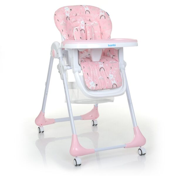 

Стульчик для кормления Bambi M 3233 Rabbit Girl Pink
