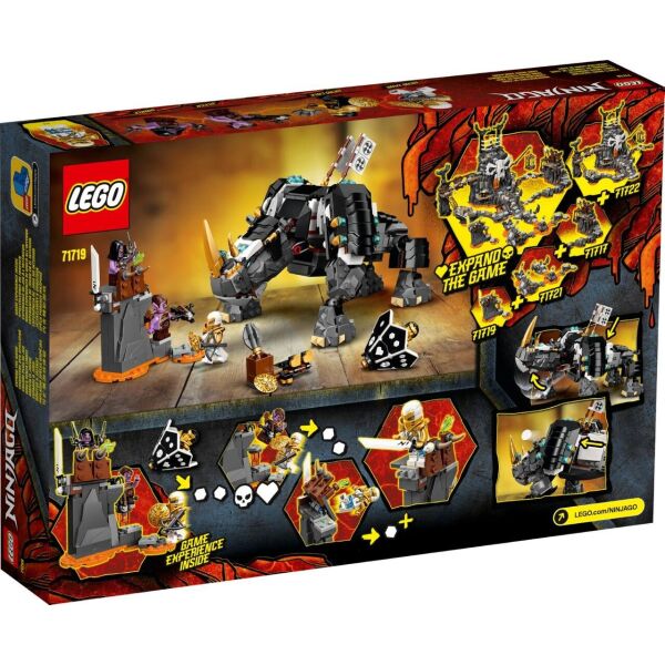 

LEGO Ninjago Бронированный носорог Зейна 616 деталей (71719)