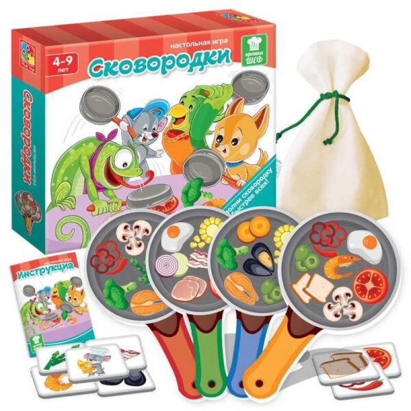 

Игра на скорость Cковородки - VT 2309-09 /рус/ Vladi Toys, (Украина)