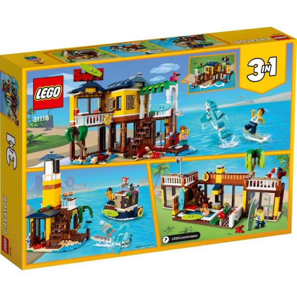 

LEGO Creator Пляжный домик серферов 564 детали (31118)