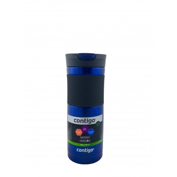 

Термокружка Contigo Byron Snap Seal Gunmetal 591 мл Синий