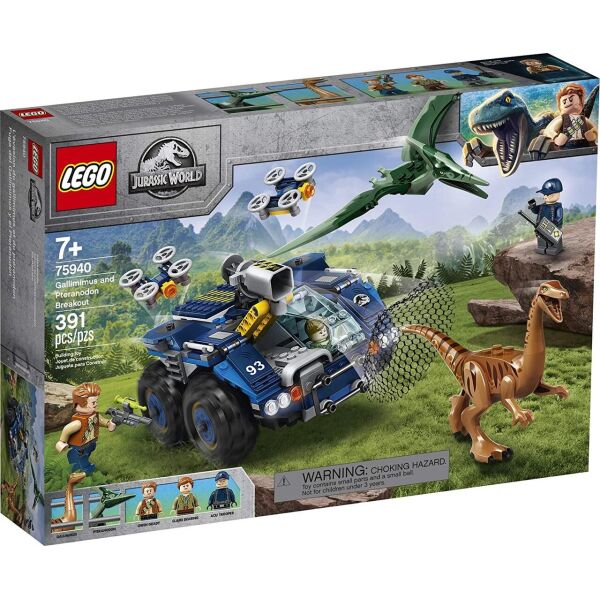 

LEGO Jurassic World Побег галлимима и птеранодона (75940)