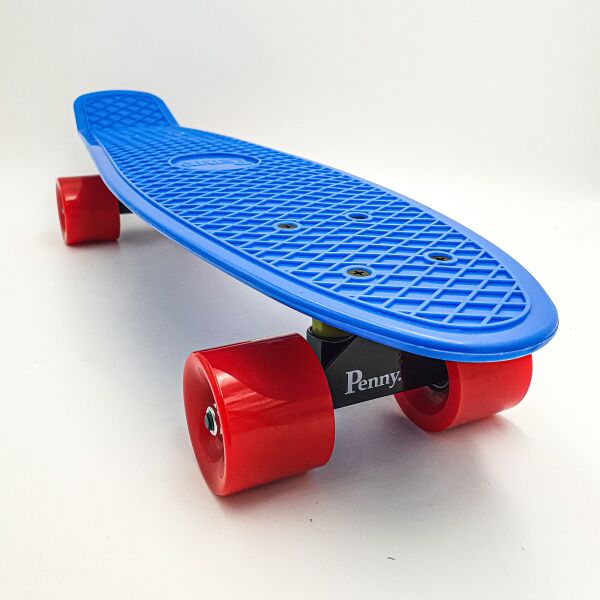 

Пенни борд скейт 55х15см до 80кг ABEC 7 матовые колеса скейтборд Penny Board Pastel Series синий