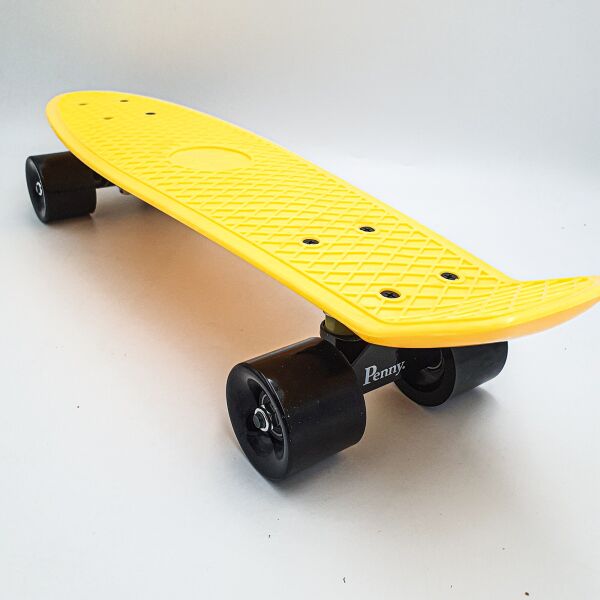 

Пенни борд скейт 55х15см до 80кг ABEC 7 матовые колеса скейтборд Penny Board Pastel Series желтый