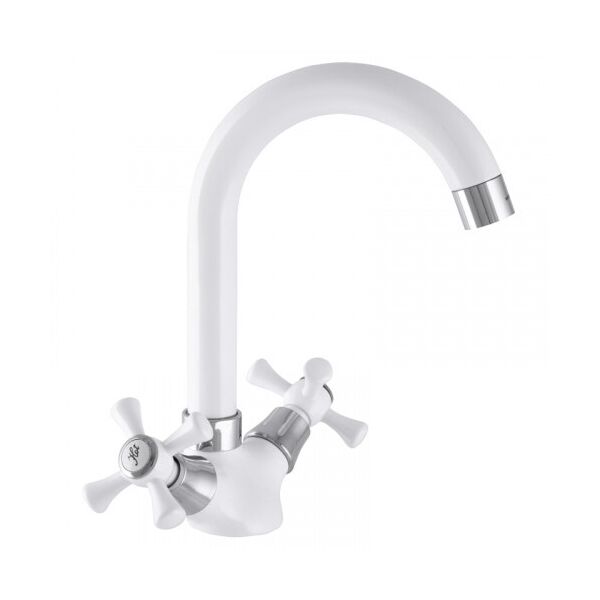 

Кухонный смеситель белый MIXXUS Omega 275 (MI2767)
