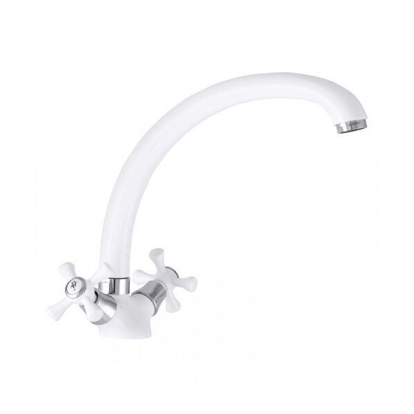 

Кухонный смеситель белый MIXXUS Omega 273 (MI2766)