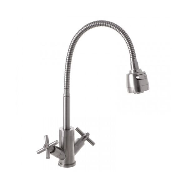 

Кухонный смеситель с гибким изливом MIXXUS DVE 011 (SS2823)