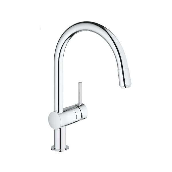 

Смеситель для кухни с выдвижным изливом Grohe Minta 32918000