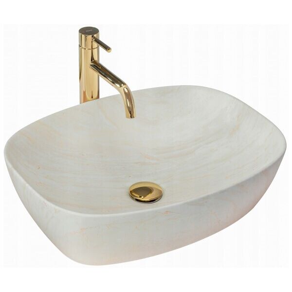

Умывальник (Раковина) Rea FREJA IVORY MAT (REA-U9154)
