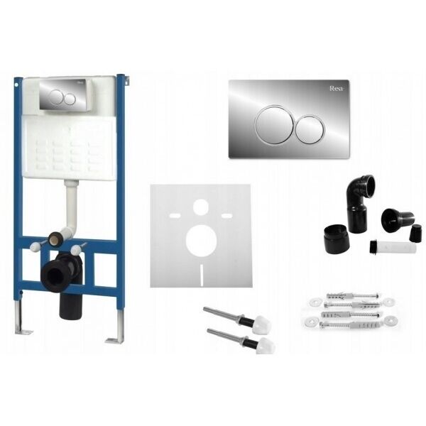 

Инсталляция Rea 6w1 9cm Хром WC E Комплект REA-E0017
