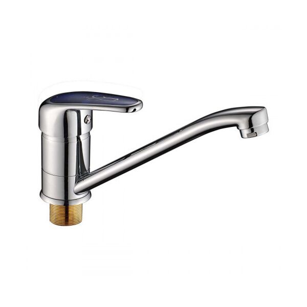 

Смеситель для кухни HAIBA MAGIC 555 с синей ручкой (HB0668)
