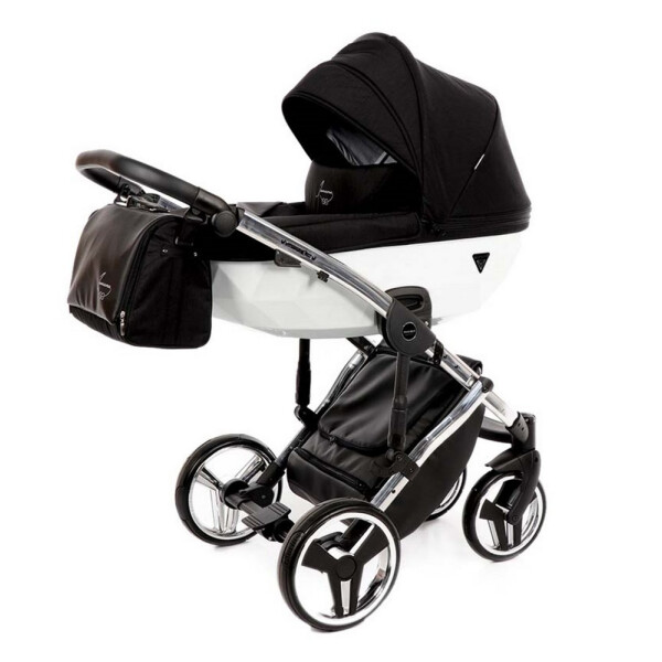 

Универсальная коляска 2 в 1 TAKO Junama Diamond S-Line 01 Белая с черным (24-JD-SL-01)