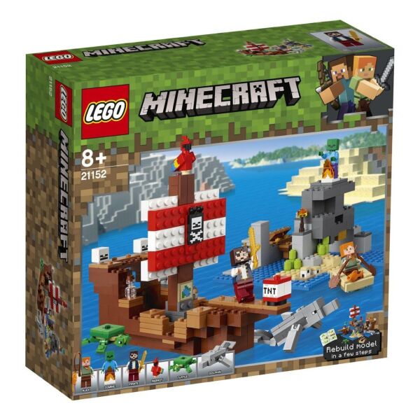 

LEGO Minecraft Приключения на пиратском корабле 21152