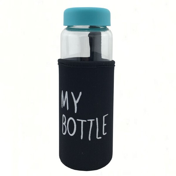 

Бутылка для воды "My Bottle" 500мл голубая (стекло) DY-BL048